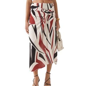 ba&sh Jelly Gathered midi Skirt